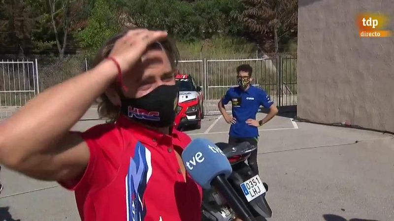 Vídeo | Bautista: "Me he hecho un poco de daño pero para pilotar no creo que me condicione mucho"