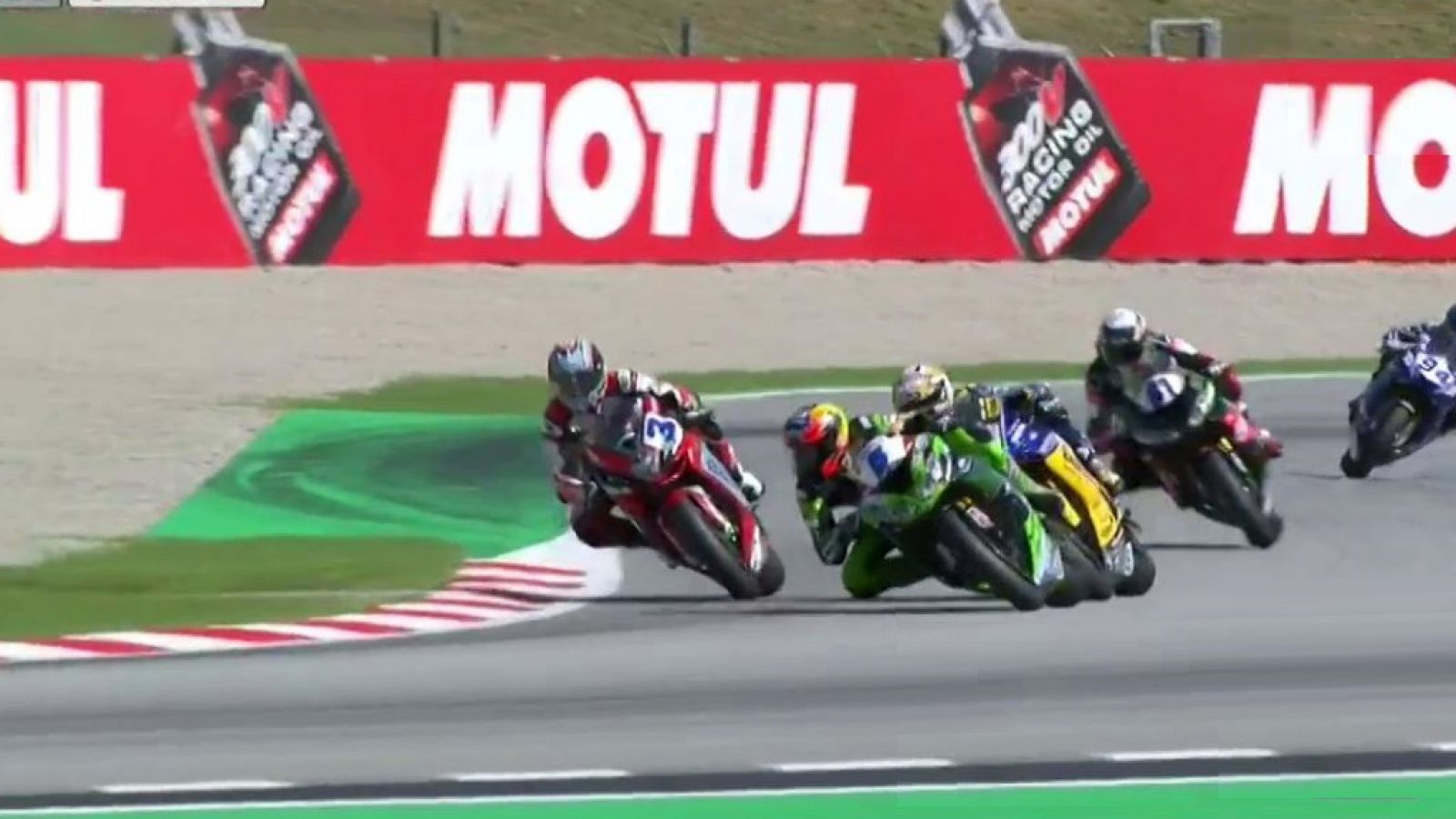 Motociclismo - Campeonato del Mundo Superbike. Prueba Cataluña. World Supersport 2ª carrera. - RTVE.es