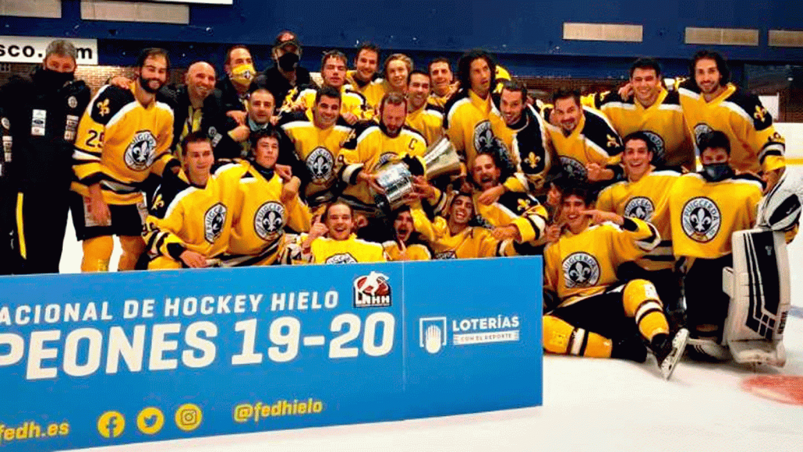 El Club Gel Puigcerdá logra su sexto título de liga nacional de hockey hielo