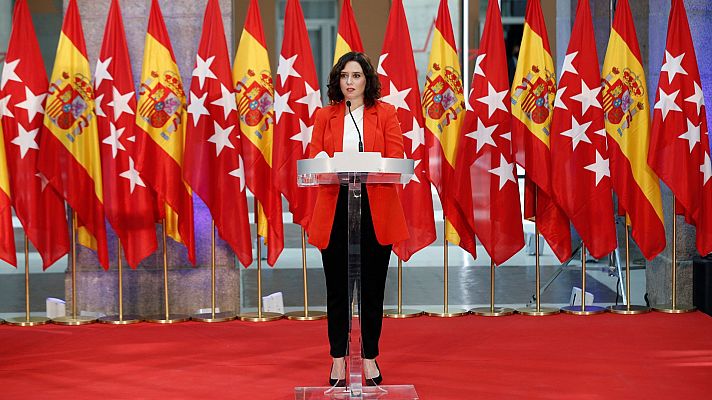 Especiales informativos - Ayuso defiende sus medidas restrictivas en Madrid: "Se trata de salvar vidas"