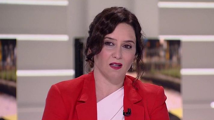 Telediario 1 - Ayuso niega que se quiera estigmatizar al sur de Madrid