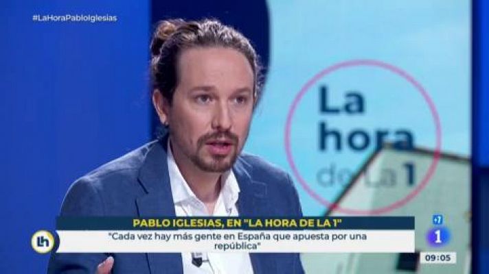 La hora de La 1 - Iglesias asegura que no preguntar por la Monarquía en el CIS es "una ridiculez"