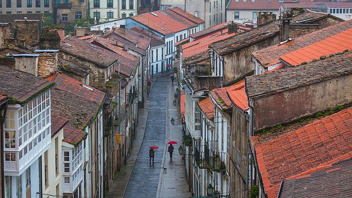 El tiempo - Precipitaciones en el oeste de Galicia, Pirineo catalán y Mallorca