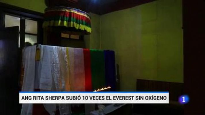 Telediario 1 - Adiós a Ang Rita, el 'Leopardo de las Nieves'