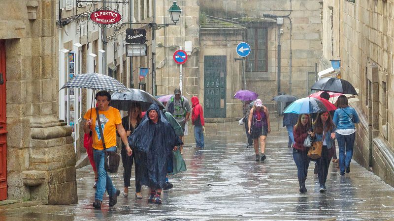 Este miércoles, lluvias fuertes en el sur de Galicia y Picos de Europa