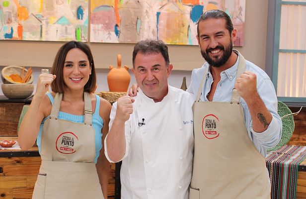 Cocina al punto con Peña y Tamara - El chef Martín Berasategui visita 'Cocina al Punto'