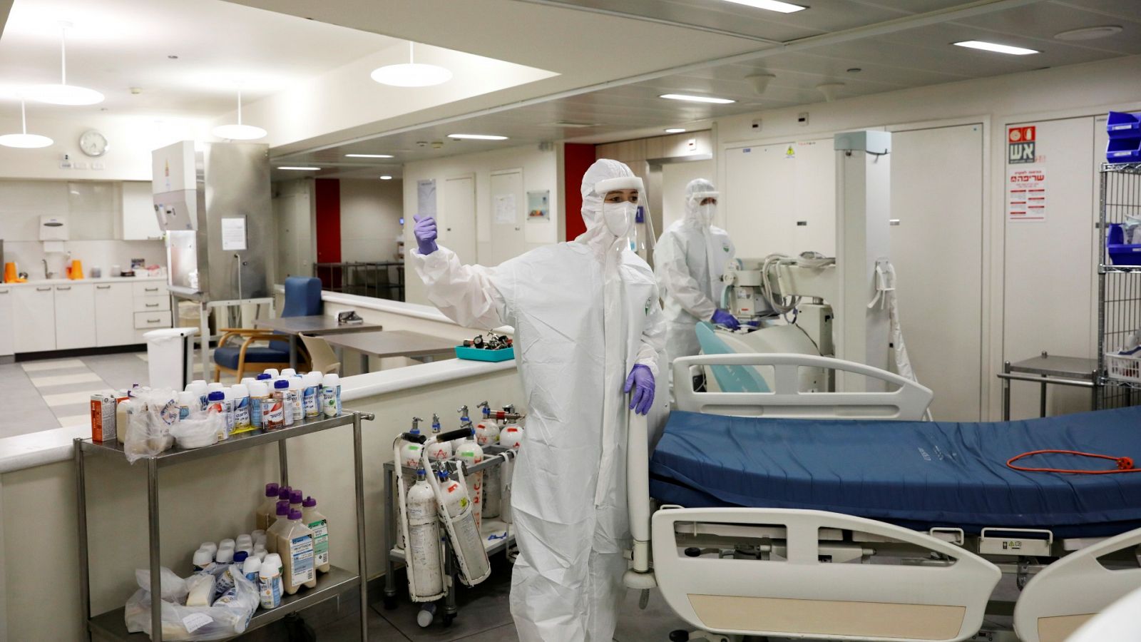 Los hospitales en Israel están al límite por el coronavirus