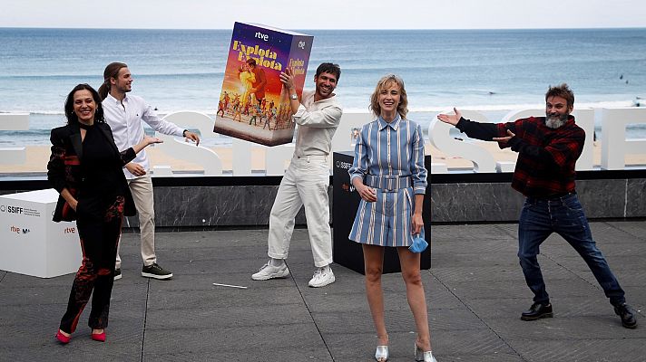 'Explota explota', el musical con canciones de Rafaella Carrá, se ha presentado en San Sebastián