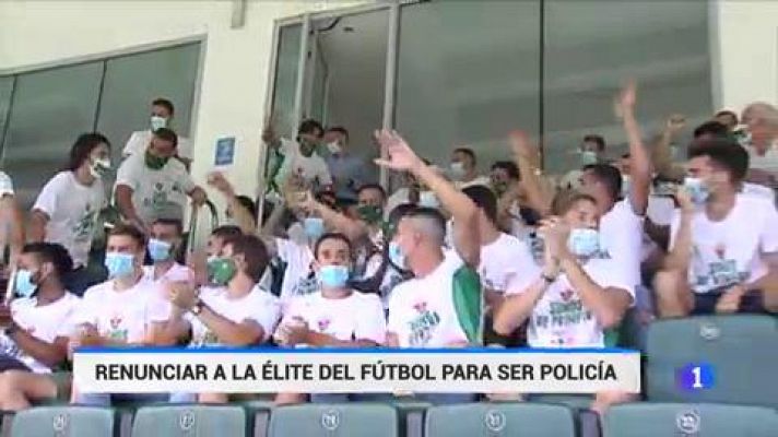 Telediario 1 - Manu Sánchez, del Elche a policía