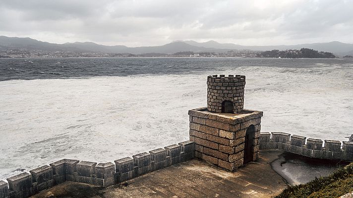 El tiempo - Precipitaciones en el sur de Galicia y el entorno de los Picos de Europa