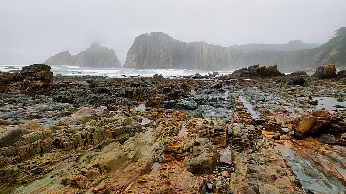 Lluvias persistentes en el Cantábrico y viento fuerte