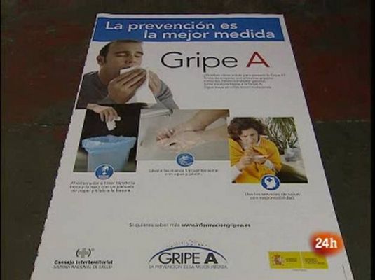 Campaña de prevención de la gripe A en España