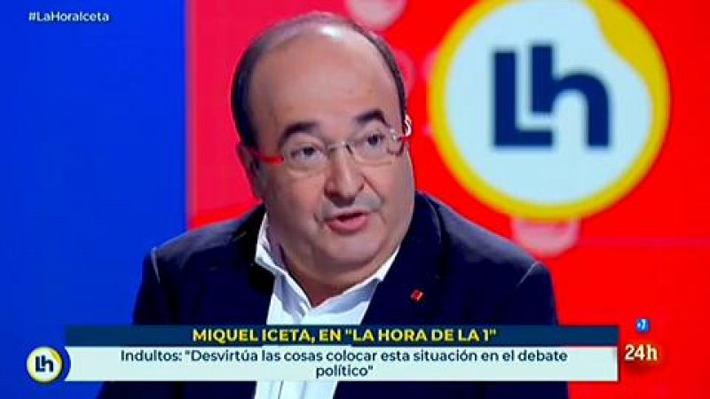Miquel Iceta: "Los presos del procs no se van de rositas, llevan tres aos en prisin"