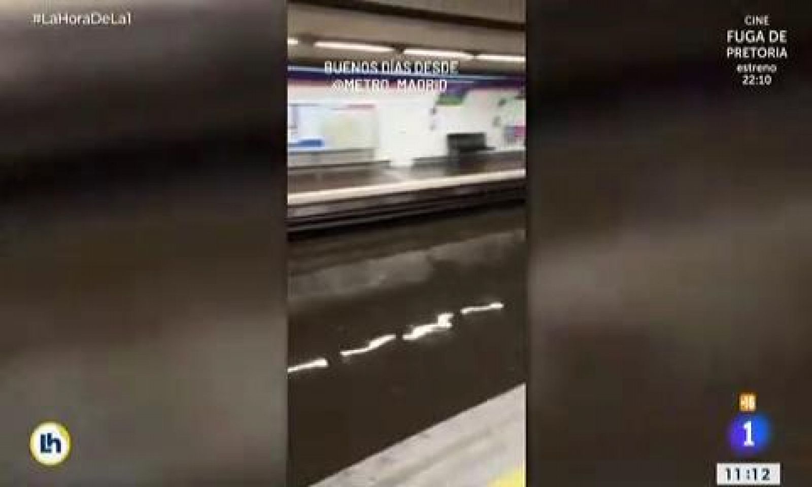 Sí, este vídeo de la estación de Noviciado inundada en el metro de Madrid es real - La hora de La 1 | Ver