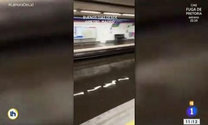 La hora de La 1 - Inundaciones en el Metro de Madrid
