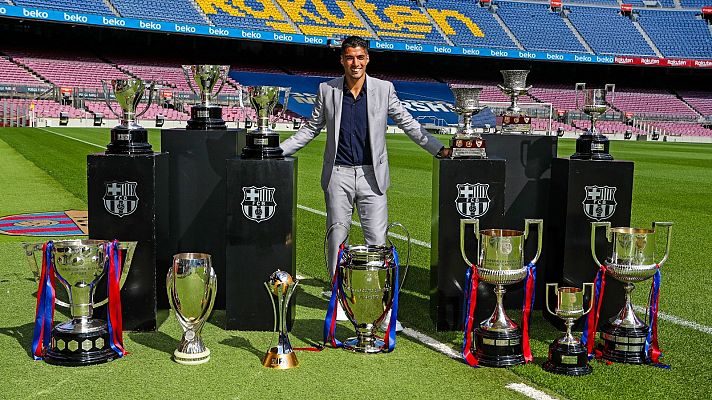 Luis Suárez emocionado en su despedida: "He cumplido el sueño de jugar en el mejor equipo del mundo"