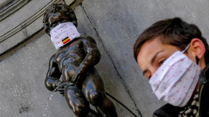 Telediario 1 - Bélgica suaviza las medidas contra el coronavirus porque "la vida debe continuar"