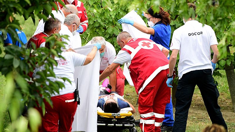 La estadounidense Dygert sufre una dura caída cuando iba a revalidar el oro