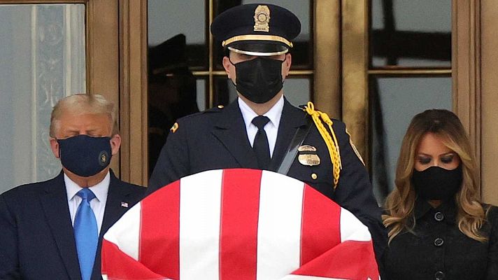 Telediario 1 - El futuro del Tribunal Supremo tensa la campaña electoral en Estados Unidos