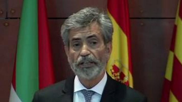  - Lesmes: "Sentimos un auténtico pesar por la ausencia del rey" en la entrega de despachos