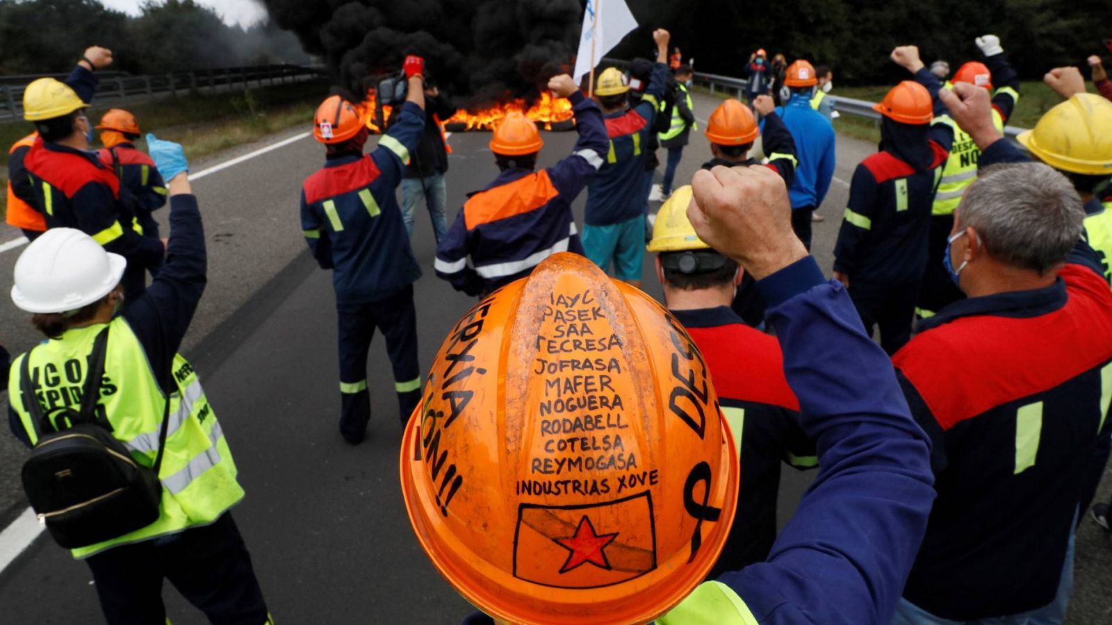 Nuevas protestas de los trabajadores de Alcoa - RTVE.es