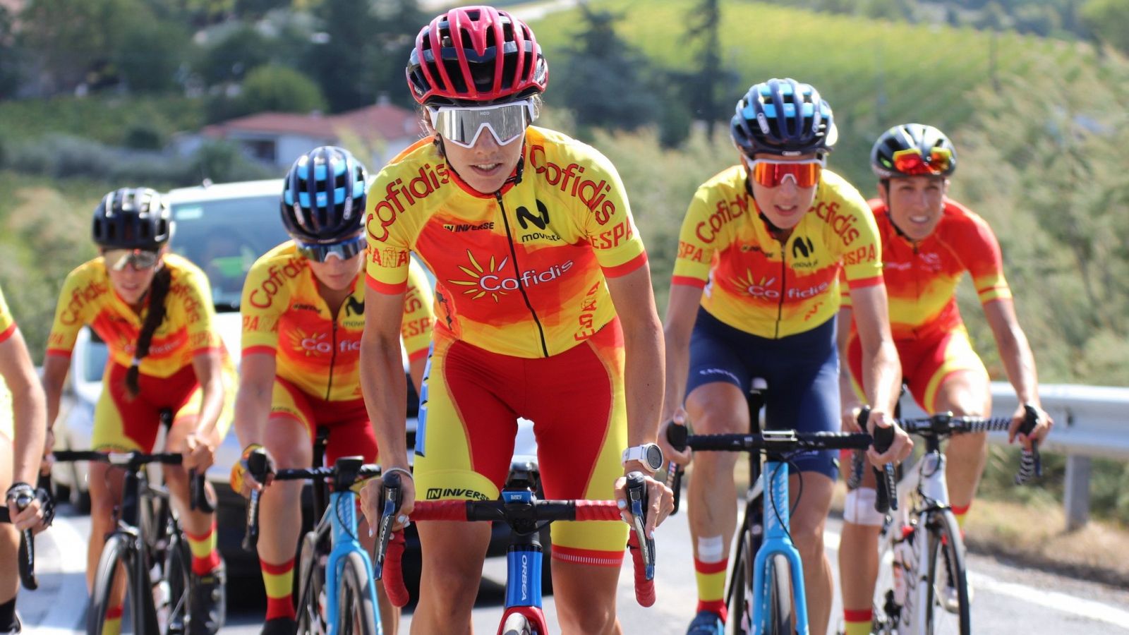 Así preparan las chicas de la selección la prueba en ruta de los Mundiales de Ciclismo 2020