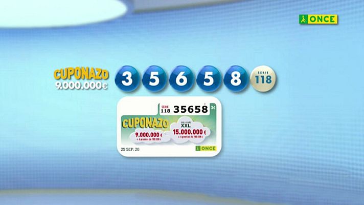 Sorteos ONCE - Sorteo ONCE - 25/09/20