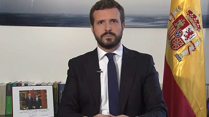 Casado pide el cese de Garzón y la reprobación de Iglesias por acusar al rey de haber roto su neutralidad