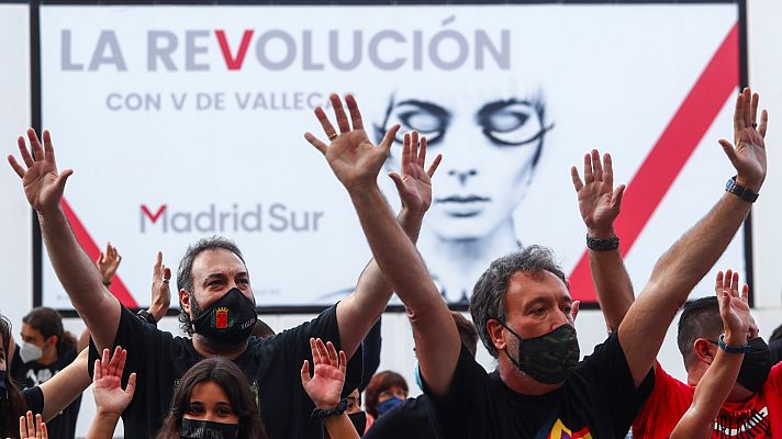 Informativo 24h - Manifestaciones contra las restricciones en Madrid