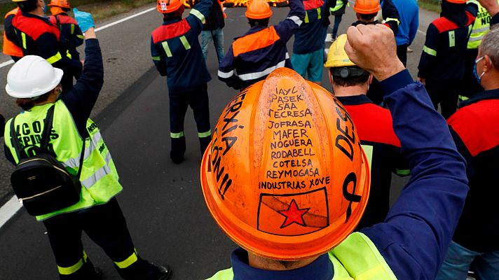 Protestas en Xove contra la venta de Alcoa