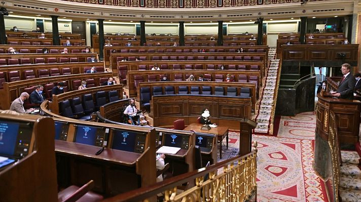 Telediario 1 - PSOE, Unidas Podemos y otras siete formaciones exigen el cese del bloqueo para renovar el CGPJ