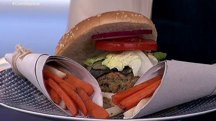 Burguer de aprovechamiento y chirivía con Tania Llasera