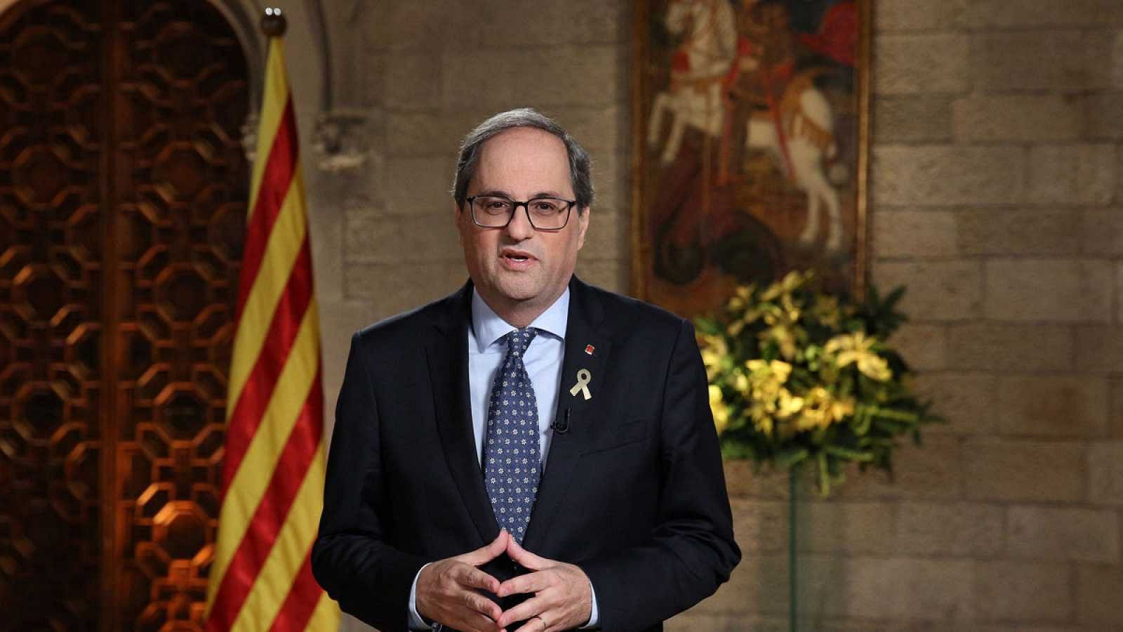 Torra: ¿Ni abandono ni me resigno ni acepto la sentencia"