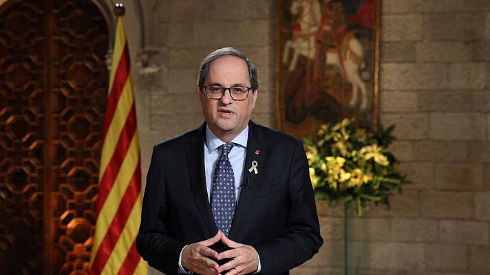 Torra: "Ni abandono ni me resigno ni acepto la sentencia"