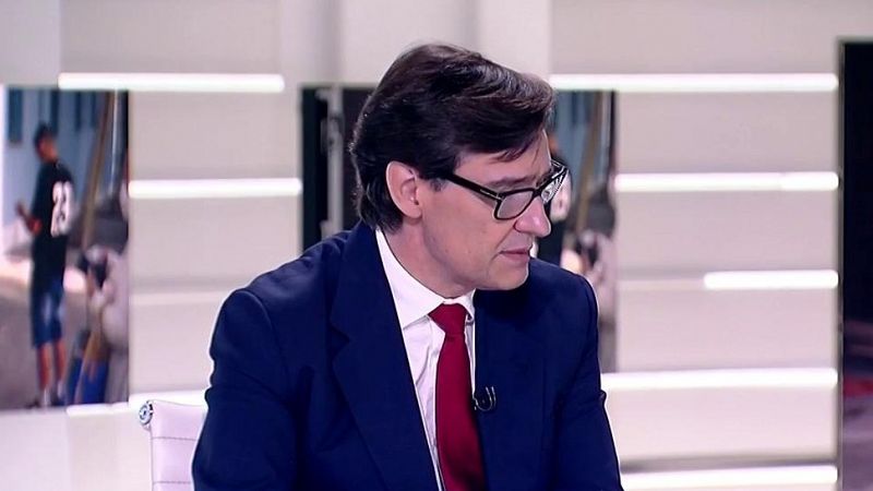 Salvador Illa: "Confío en que mañana haya reacción de Madrid"