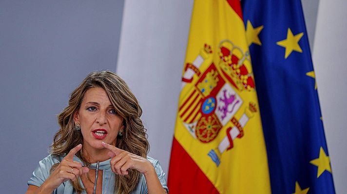 Informativo 24h - Yolanda Díaz: "Este acuerdo protege y defiende a las empresas y a los trabajadores"