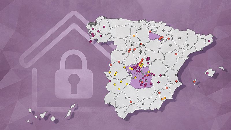 Aumentan las restricciones frente al coronavirus en municipios de cinco comunidades autónomas