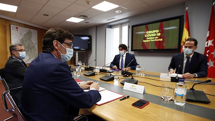 Telediario 1 - Sanidad y Madrid alcanzan un principio de acuerdo