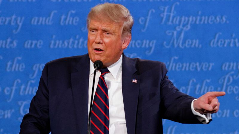 Trump acusa al hijo de Biden de "ganar millones de dólares en China" - RTVE.es | Ver