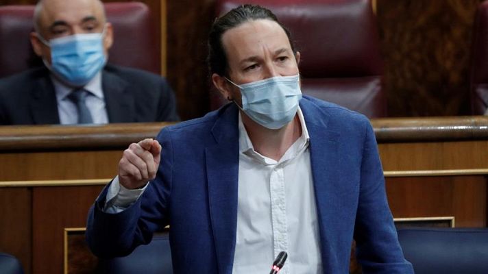 Iglesias, a Egea (PP): "Hacen mucho daño a la monarquía escudándose en ella para atacar al poder judicial"