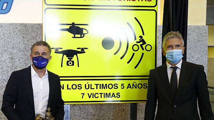 Así se avisará a los motoristas de los tramos peligrosos