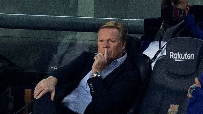 Telediario 1 - Koeman sobre el VAR: "Para un fuera de juego lo veo útil, pero para una mano tengo mis dudas"