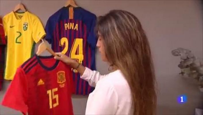 Telediario 1 - La profesionalización de la liga femenina, vista por una agente de futbolistas