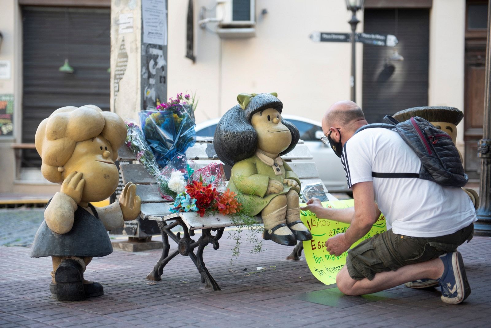 Argentina dice adiós a Quino, el 'padre' de Mafalda