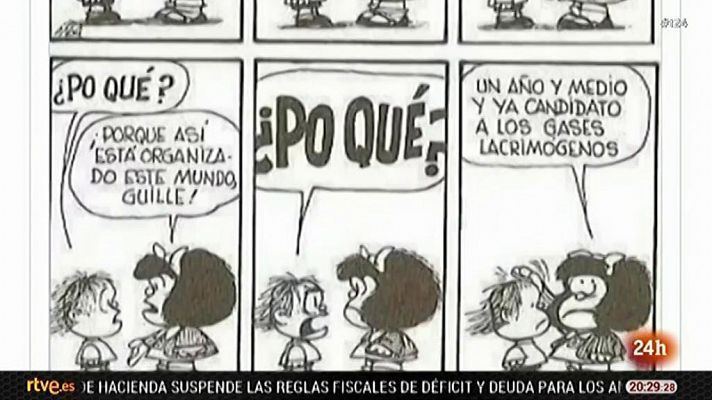 Homenaje a Quino, el creador de la eterna Mafalda