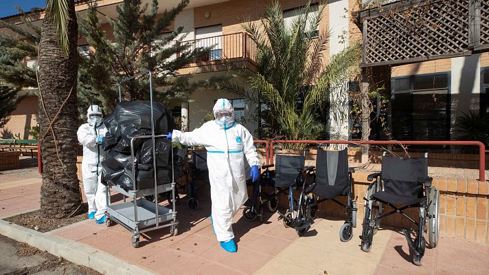 Telediario 1 - Los ancianos, más solos con el coronavirus