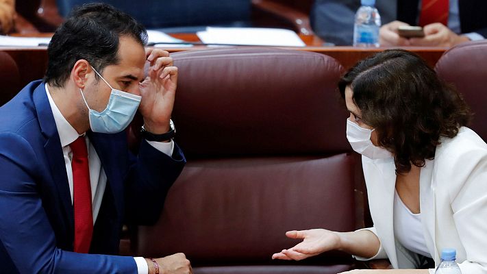 Telediario 1 - La situación en Madrid desgasta all Ejecutivo regional