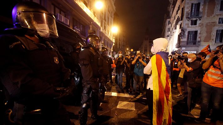 Concentraciones en el tercer aniversario del referéndum ilegal en Cataluña