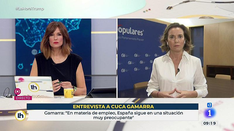Cuca Gamarra: "La orden ministerial viene a paralizar la actividad económica en Madrid y que afecta a toda España"
