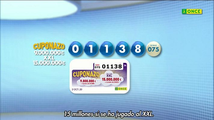 Sorteos ONCE - Sorteo ONCE - 02/10/20